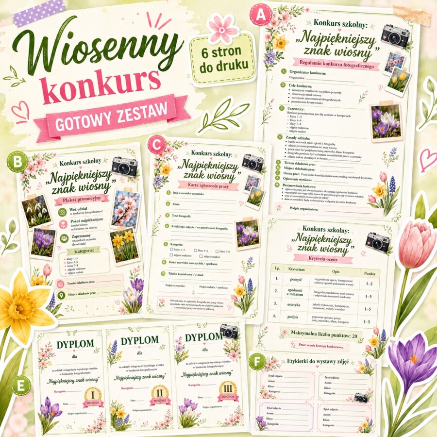 Konkurs szkolny. Najpiękniejszy znak wiosny