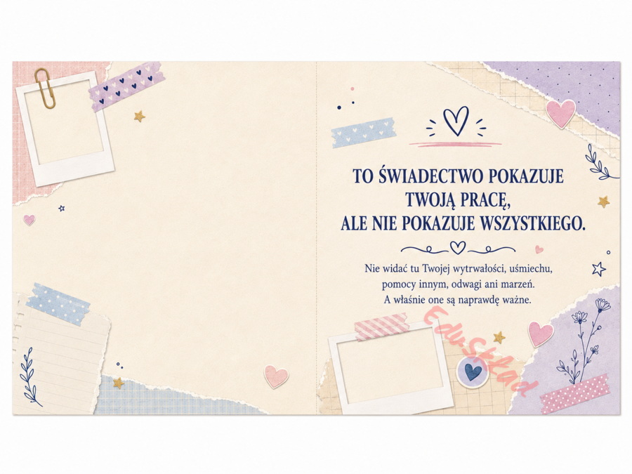 Wkładki motywacyjne do świadectwa – pozytywne słowa na zakończenie roku
