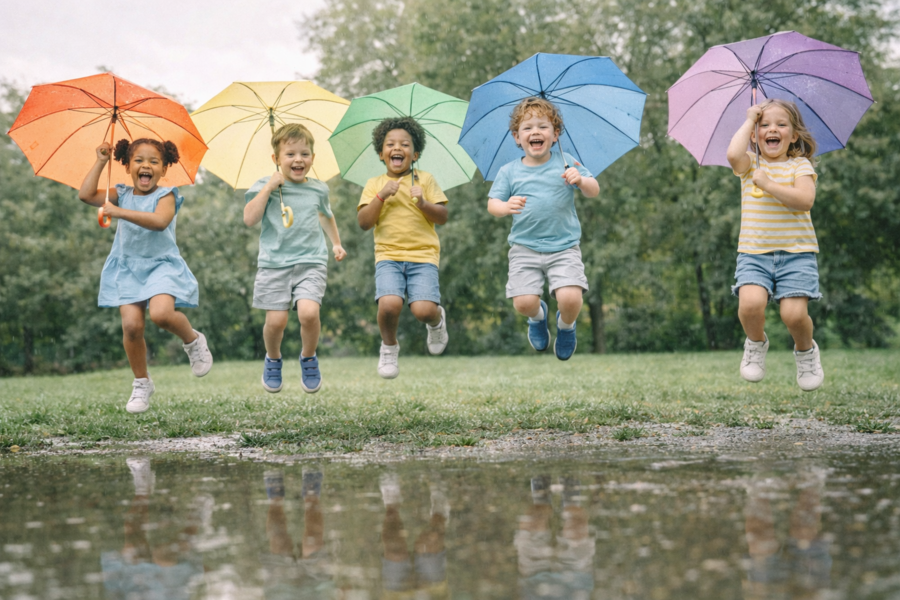 Deszczowy koncert – zajęcia muzyczne