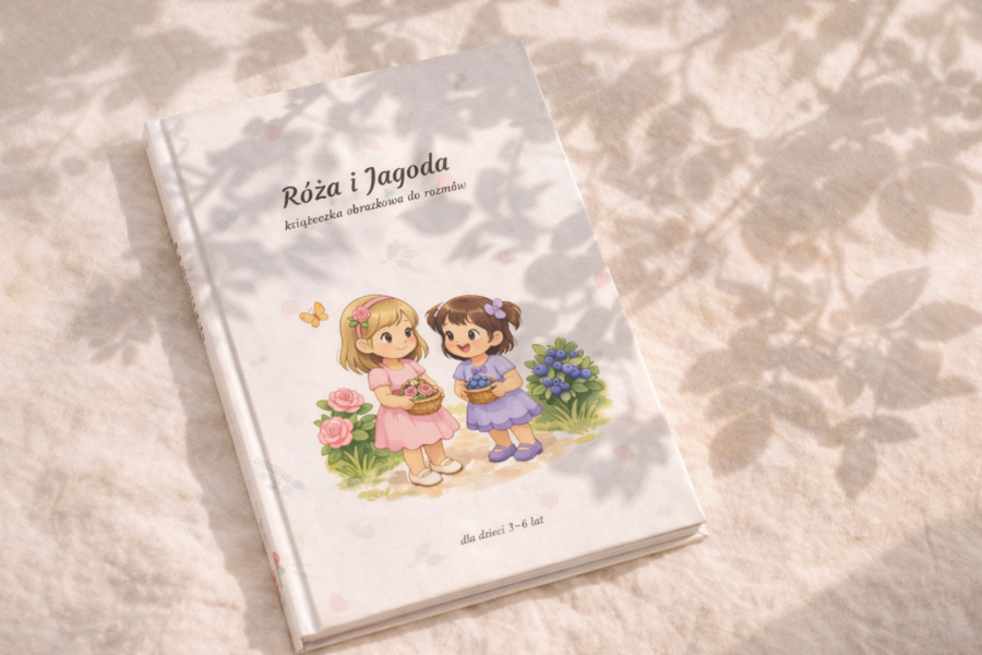 Róża i Jagoda – książeczka obrazkowa do rozmów