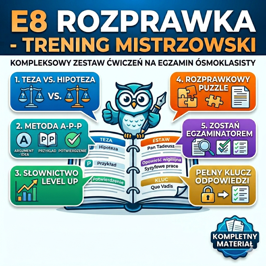 Rozprawka - Język Polski - Egzamin Ósmoklasisty