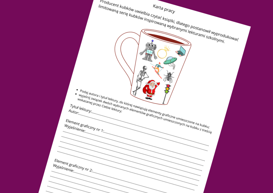 „FELIX, NET I NIKA ORAZ GANG NIEWIDZIALNYCH LUDZI” – lektury- kl. 4-8 – ikonki – powtórzenie – powtórka – egzamin – karta pracy