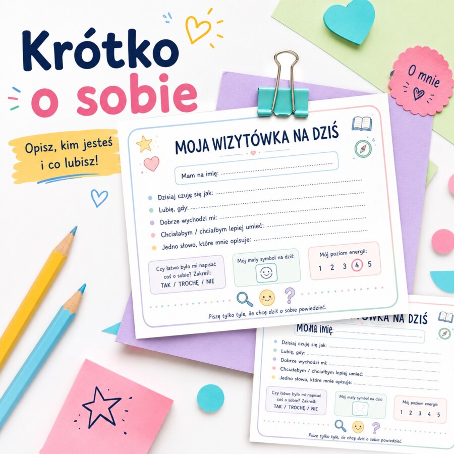 Moja wizytówka na dziś