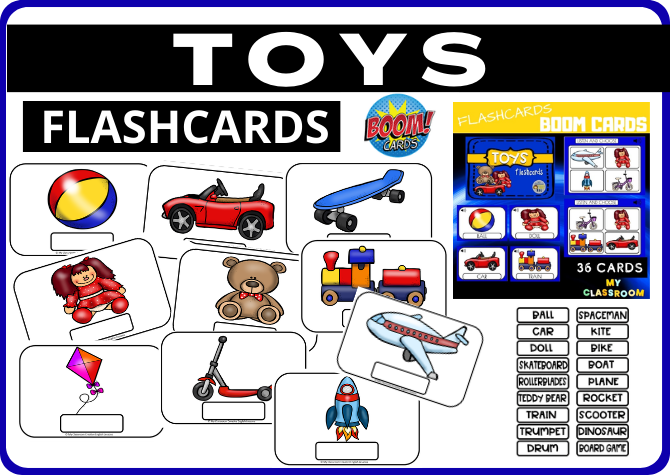 TOYS - FLASHCARDS