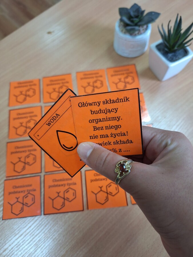 Chemiczne podstawy życia - memory