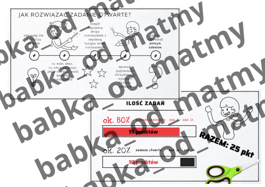 Egzamin ósmoklasisty z matematyki - prezentacja na lekcję organizacyjną