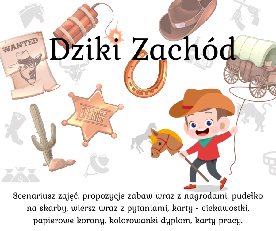 Na Dzikim Zachodzie - Kowboje i Indianie