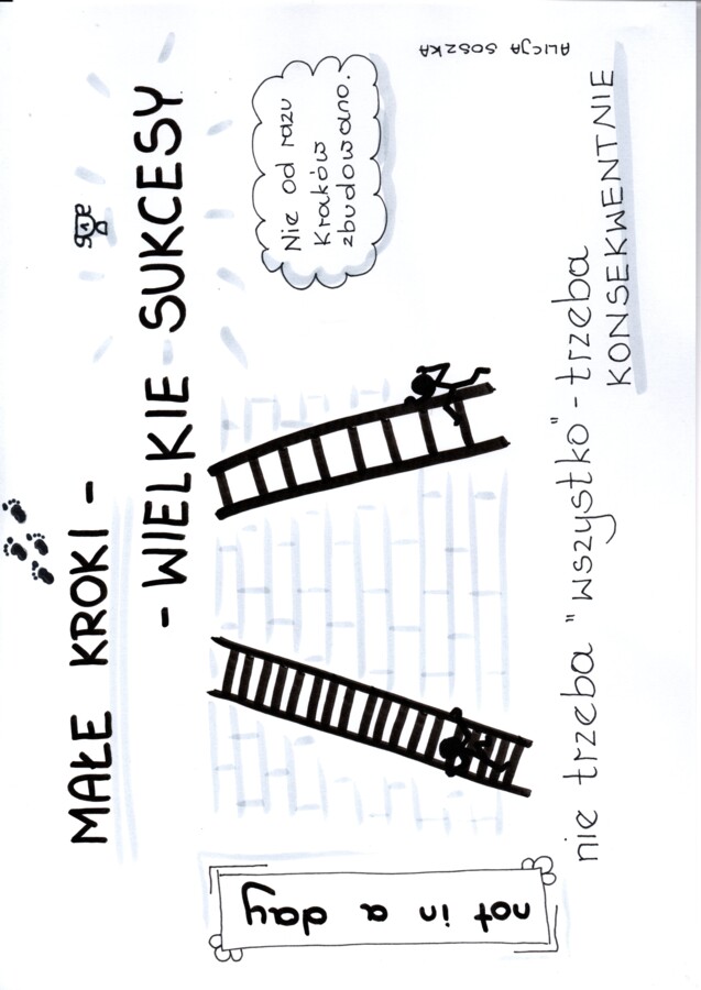 zestaw PLAKATÓW MOTYWACYJNYCH (wklejek do zeszytów)