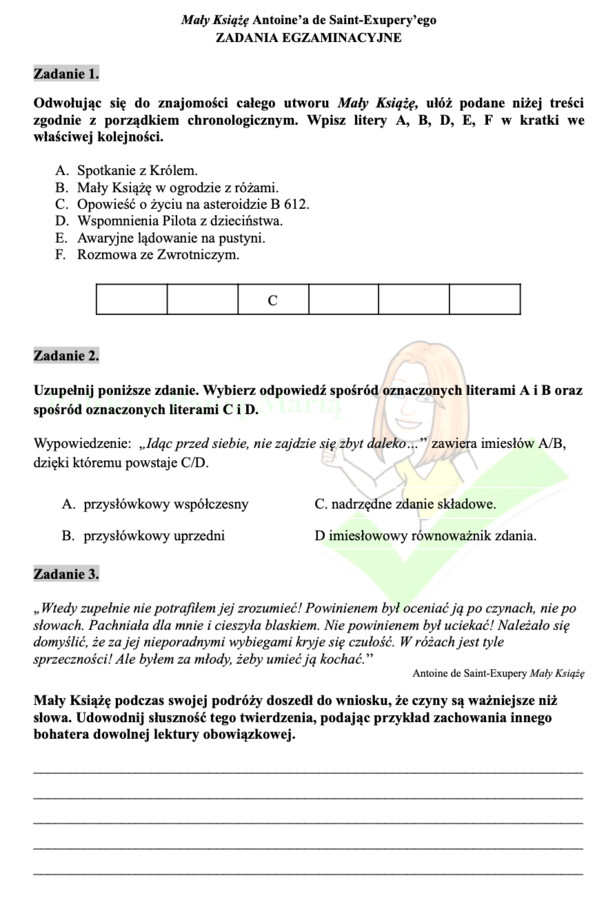 Mały Książę - pakiet lekturowy