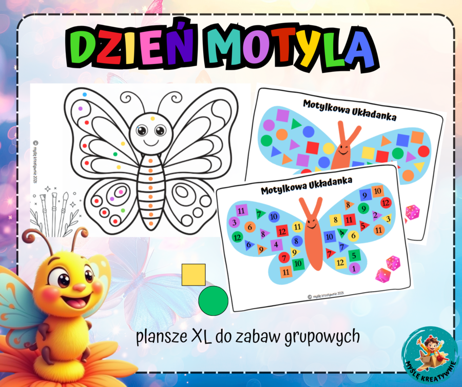DZIEŃ MOTYLA - PREZENTACJA + PAKIET MATERIAŁÓW