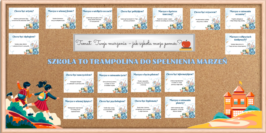 Gazetka - Twoje marzenie - jak szkoła może pomóc? || Rozpoczęcie roku szkolnego
