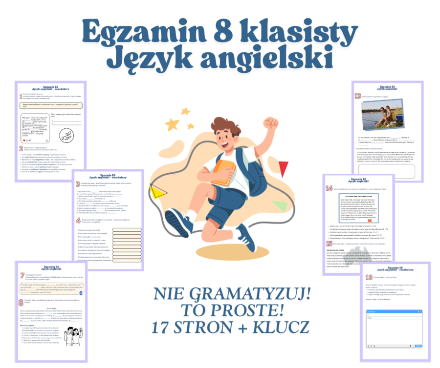 Egzamin 8 klasisty - język angielski