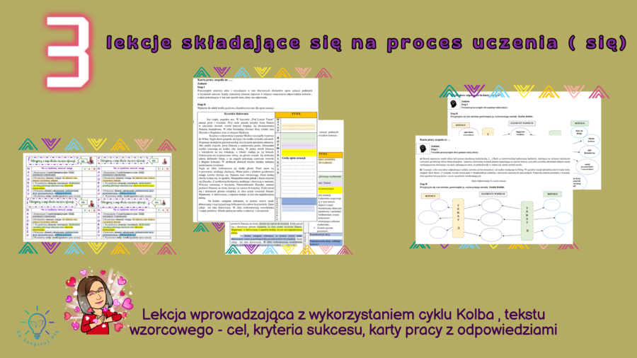 Opis sytuacji- karty pracy, scenariusz lekcji