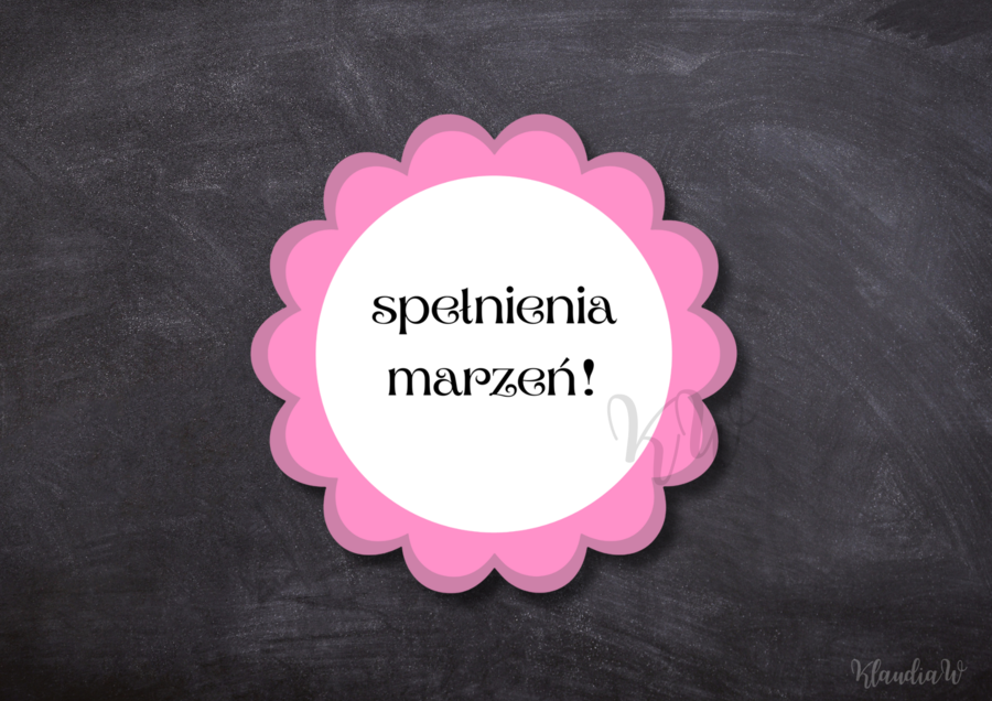 Dzień Kobiet - gazetka z życzeniami (wersja 1)