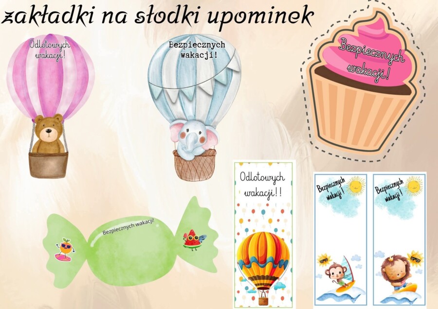 Zakładki na słodki upominek