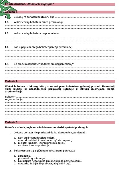 Lektury na korepetycjach - zestaw dla korepetytorów pracujących z uczniami do E8