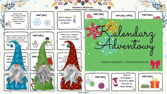 Kalendarz Adwentowy "Kreatywność i Koncentracja"