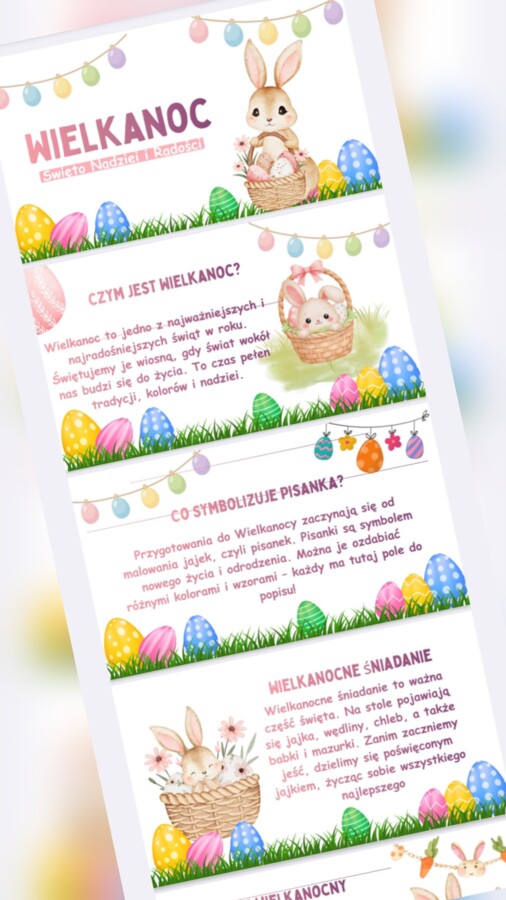 Wielkanoc, prezentacja dla dzieci