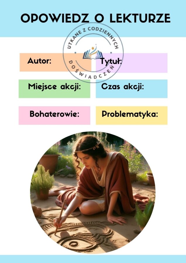 Opowiedz o lekturze- Opowieść wigilijna, Latarnik, Kamienie na szaniec, Quo vadis, Pana Tadeusz. Ćwiczenia z wykorzystaniem kart lekturowych.