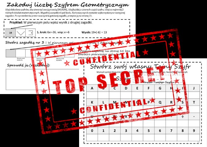 Zostań Tajnym Agentem - Wyrażenia Algebraiczne i Równania - Nauczanie Oparte na Projektach (PBL)