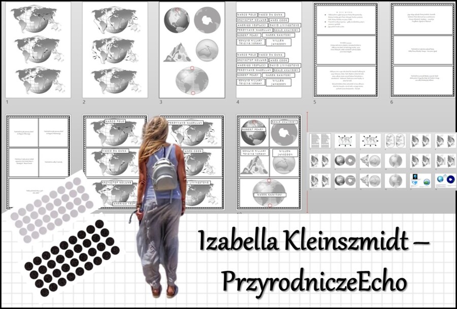 Materiał do zalaminowania/praca w grupach/puzzle/układanka. „Pierwsze podróże geograficzne” w pdf. Geografia 5, dział „Lądy i oceany na Ziemi”.