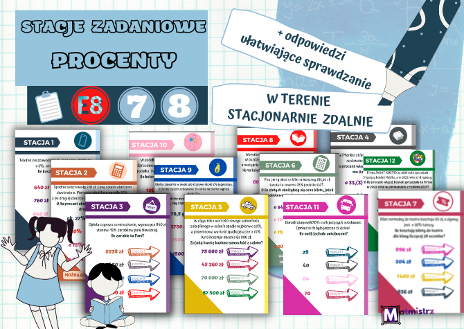 Stacje zadaniowe PROCENTY