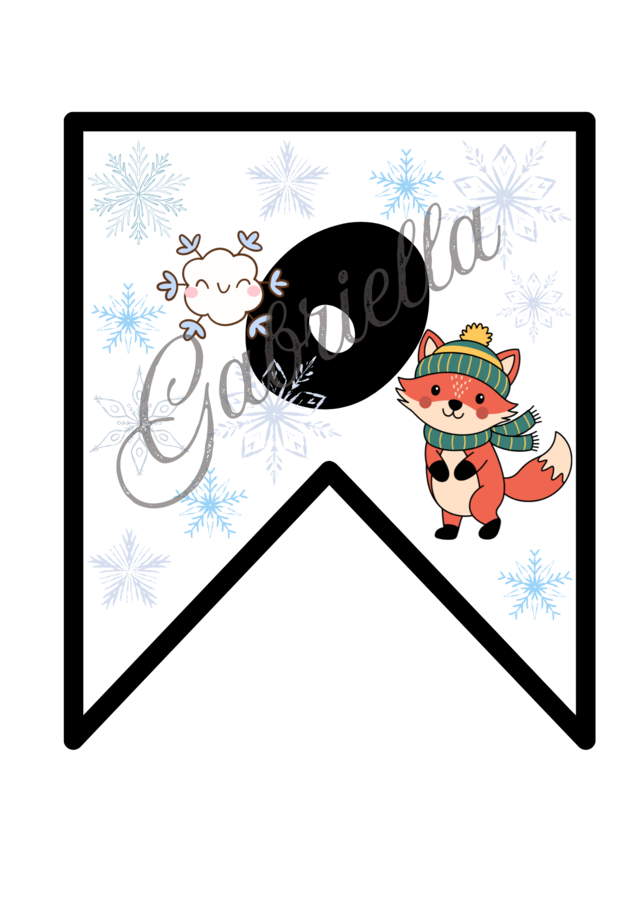 Ferie zimowe girlanda