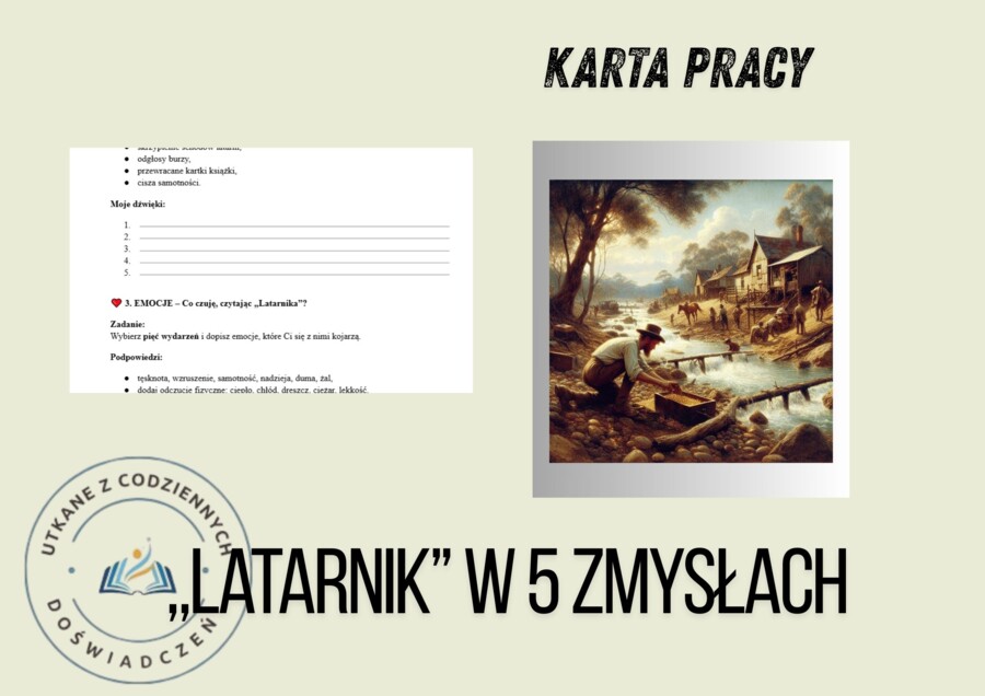 KARTA PRACY – „Latarnik” w 5 zmysłach