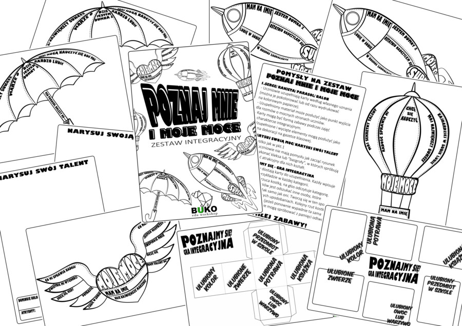 POZNAJ MNIE I MOJE MOCE zestaw integracyjny