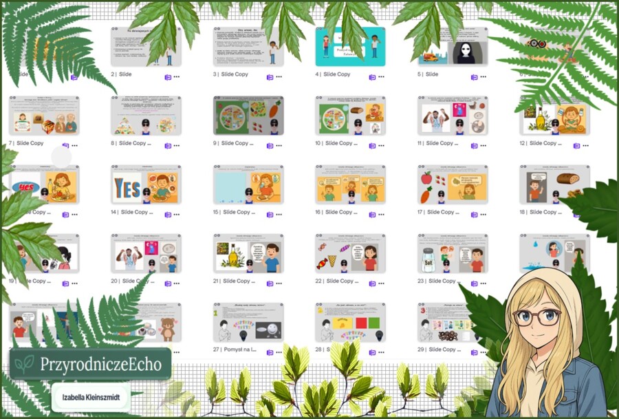 Prezentacja multimedialna w genial.ly „Jak przygotowywać zdrowe posiłki?”. Edukacja zdrowotna. Klasa 4. Dział „Moje odżywianie”.