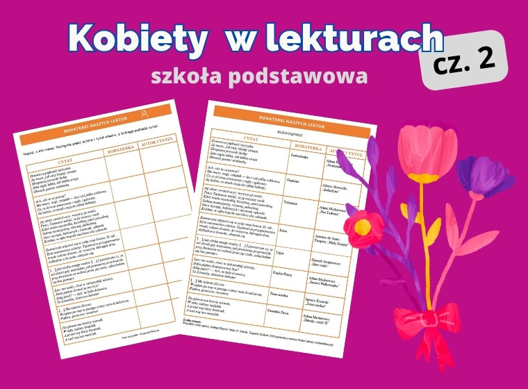 Kobiety w lekturach – karta pracy cz. 2