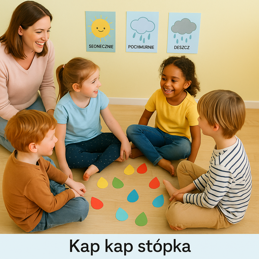 Deszczowe inspiracje – 50 pomysłów na zabawy w szkole i domu