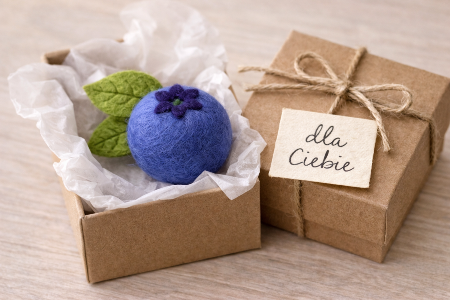 Jagody z filcu [Instrukcja]