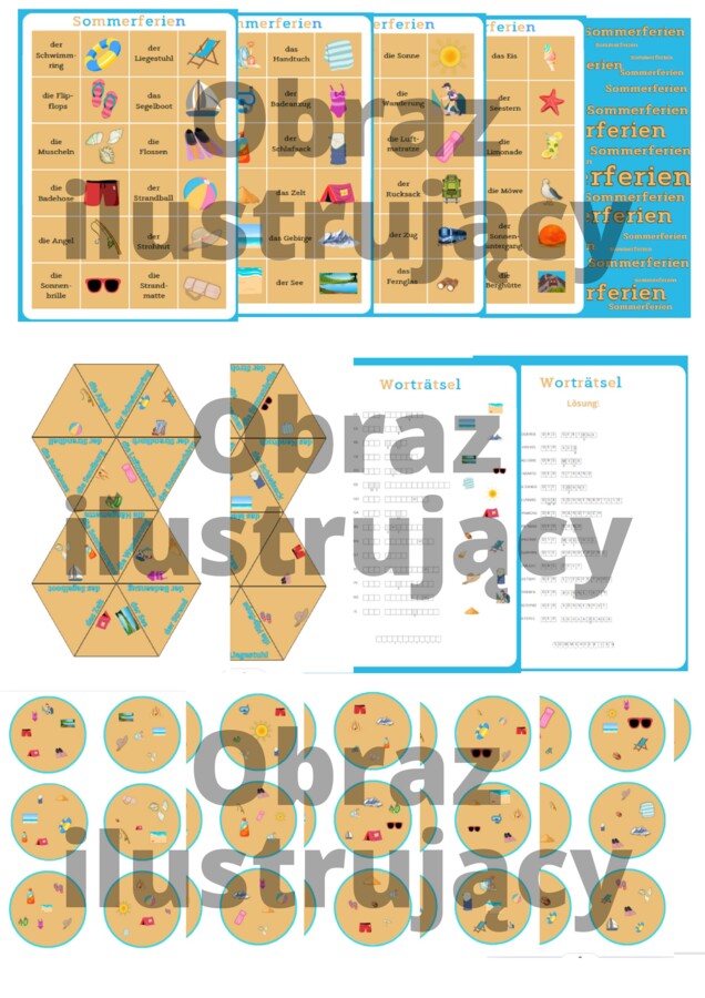 Sommerferien - SUPER ZESTAW