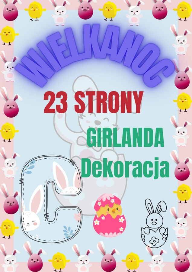GIRLANDA DEKORACJE WIELKANOC 23 strony