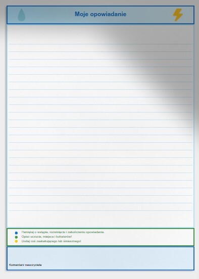 Karta pracy: Opowiadanie twórcze