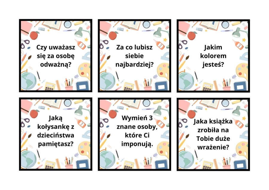 Pakiet, Super nauczyciel, 64 karty- poprawność językowa, 64 karty- integracja klasy, Pomysłownik