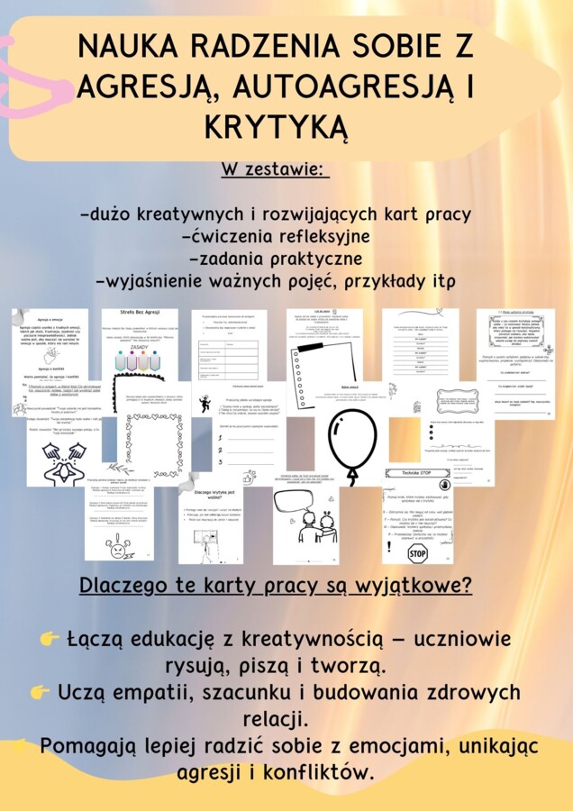 Nauka Radzenia Sobie z Agresją, Autoagresją i Krytyką 4-8