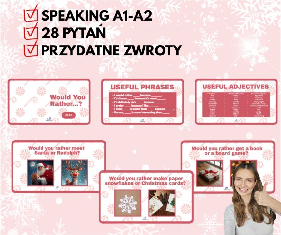 CHRISTMAS SPEAKING WOULD YOU RATHER...