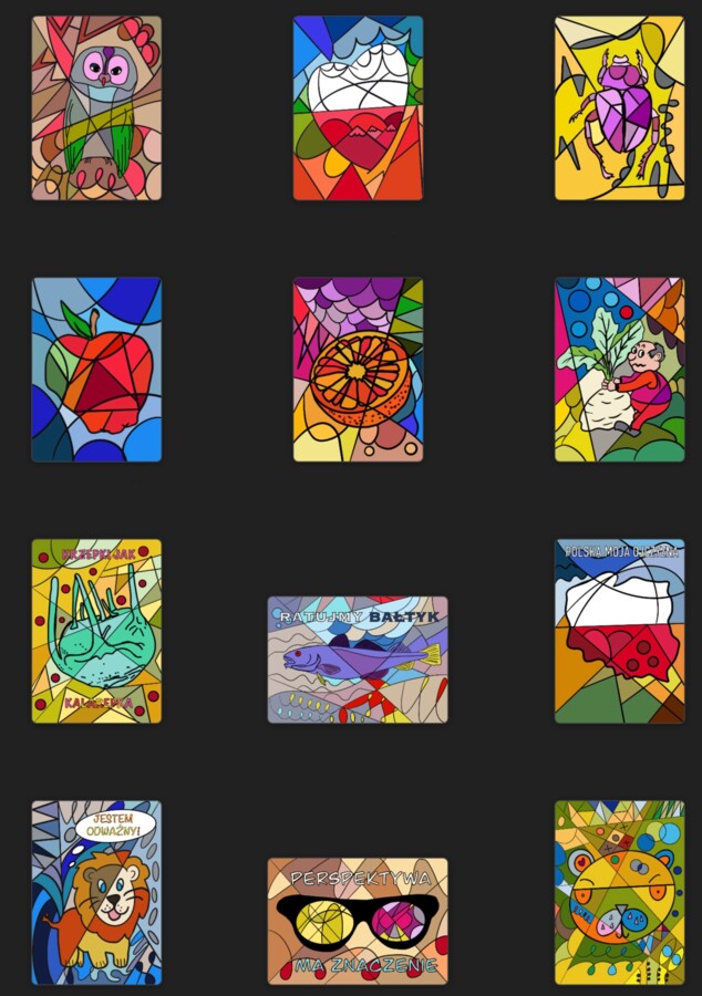 Kolorowanki z konturami