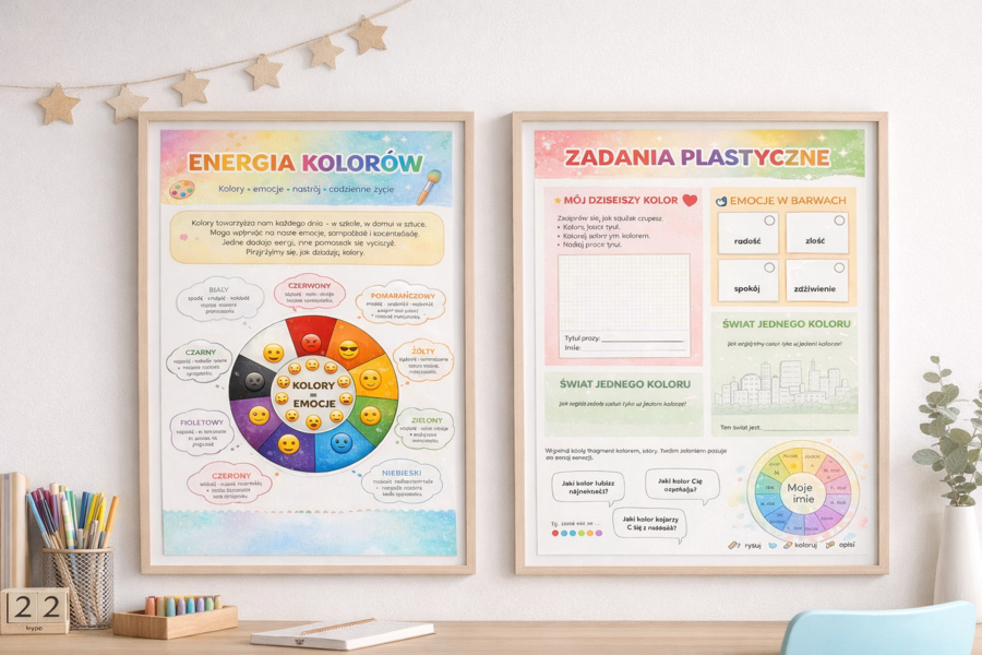 Plakat „Energia kolorów”