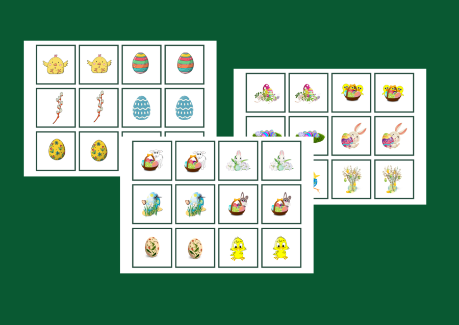WIELKANOC – memory – 36 szt. - wersja 2