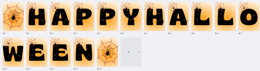 HAPPY HALLOWEEN - girlanda napis