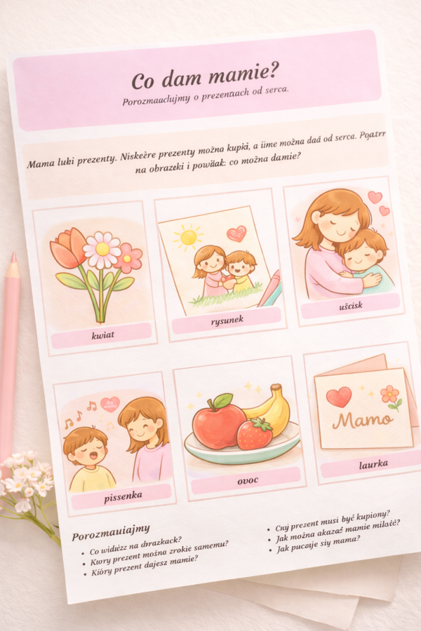 Co dam mamie? [Rozmowa obrazkowa]