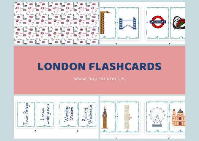 London Flashcards & Wordcards