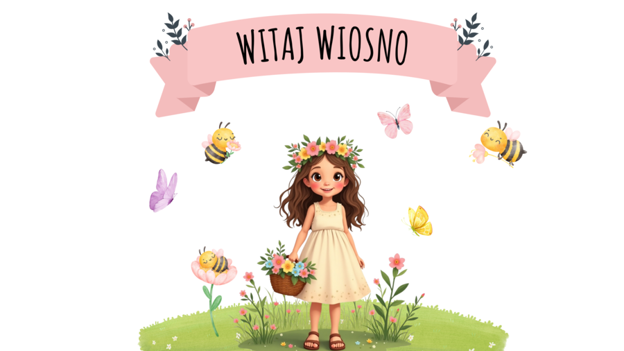 WITAJ WIOSNO/WIOSNA/ozdoba, gazetka, dekoracja/możliwość własnej aranżacji