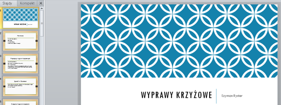 Wyprawy krzyżowe - prezentacja