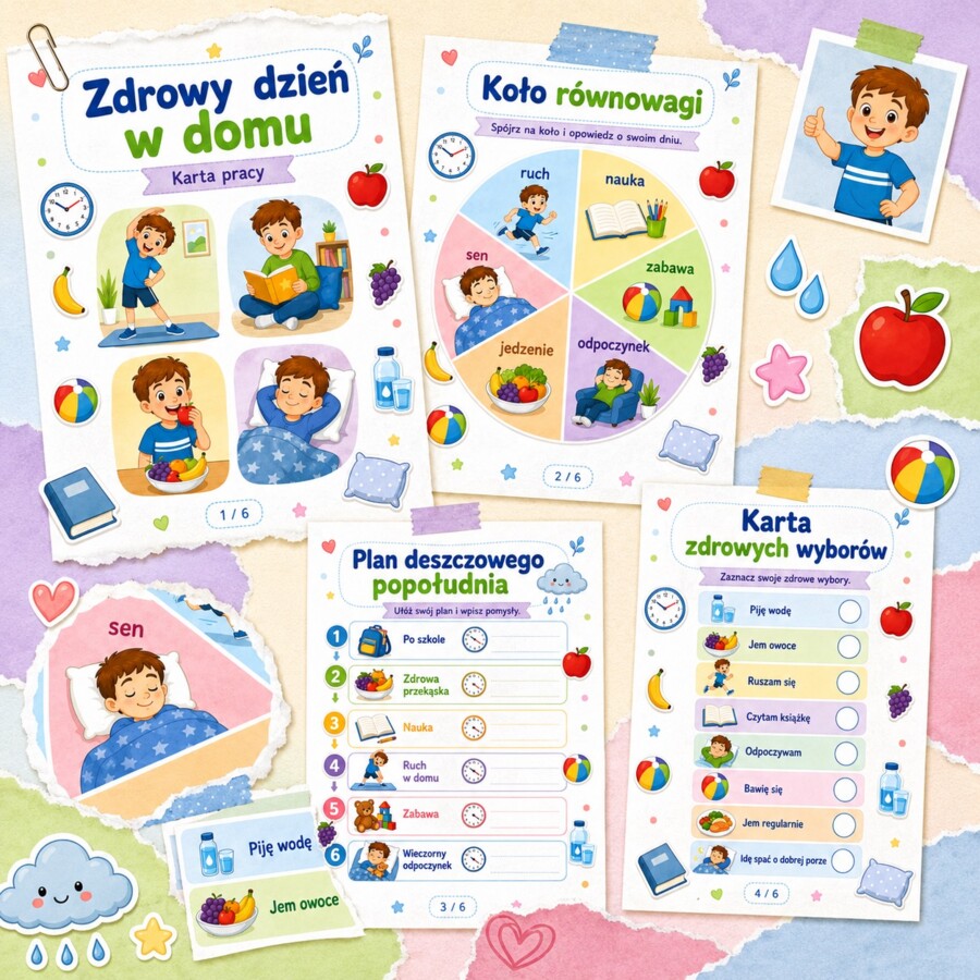 Zdrowy dzień w domu
