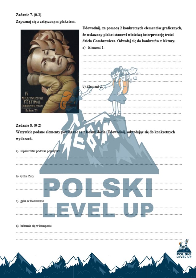 Kartkówka_Ferdydurke_Polski Level Up