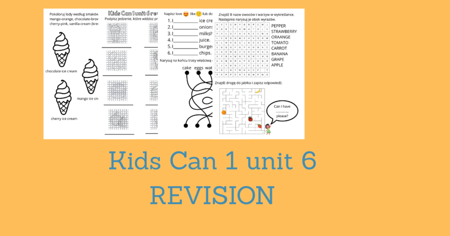 Kids Can 1 unit 6 revision